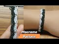 Pulseira Macrame ( Design De Nós Para Pulseira) Tutorial Passo a Passo 