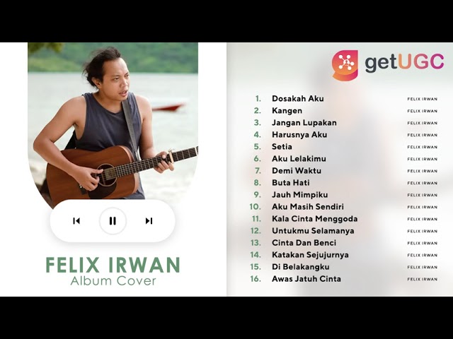 Felix Irwan Album Cover Terbaru Dosakah Aku class=