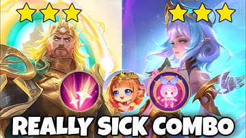 3 STAR MINSITTHAR + 3 STAR ANGELA X COMMANDER ANGELA!! MAGIC CHESS GO GO BEST COMBO 