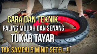 Cara Pasang Tayar Paling Mudah Dan Senang,,!! 🔥Tak Sampai 2 minit..!!!