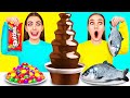 Desafío Fondue De Chocolate Frío vs Caliente #1 por CRAFTooNS Challenge