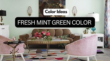 Fresh MINT GREEN Color | Cool Pale Green with a Hint of Blue | Color Therapy Series