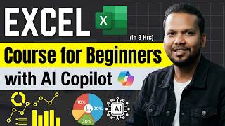 Excel Full Course for Beginners in Hindi - Master AI Copilot &amp; Automation