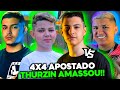 THURZIN E TWO9 NO MESMO TIME É APELAÇÃO NO 4V4 APOSTADO!! OLHA O QUE ELES FIZERAM!!