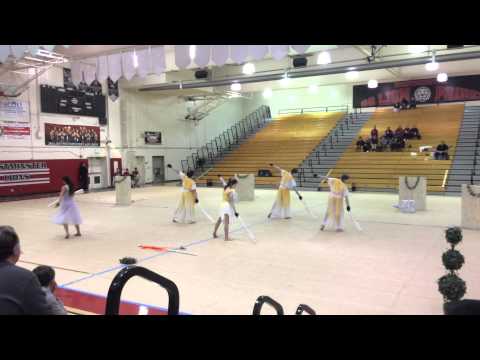 Whittier christian high school winter guard Standing Still 2015 Championships