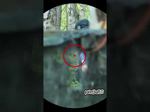 Shooting Thru Hole - Magfed Paintball #shorts