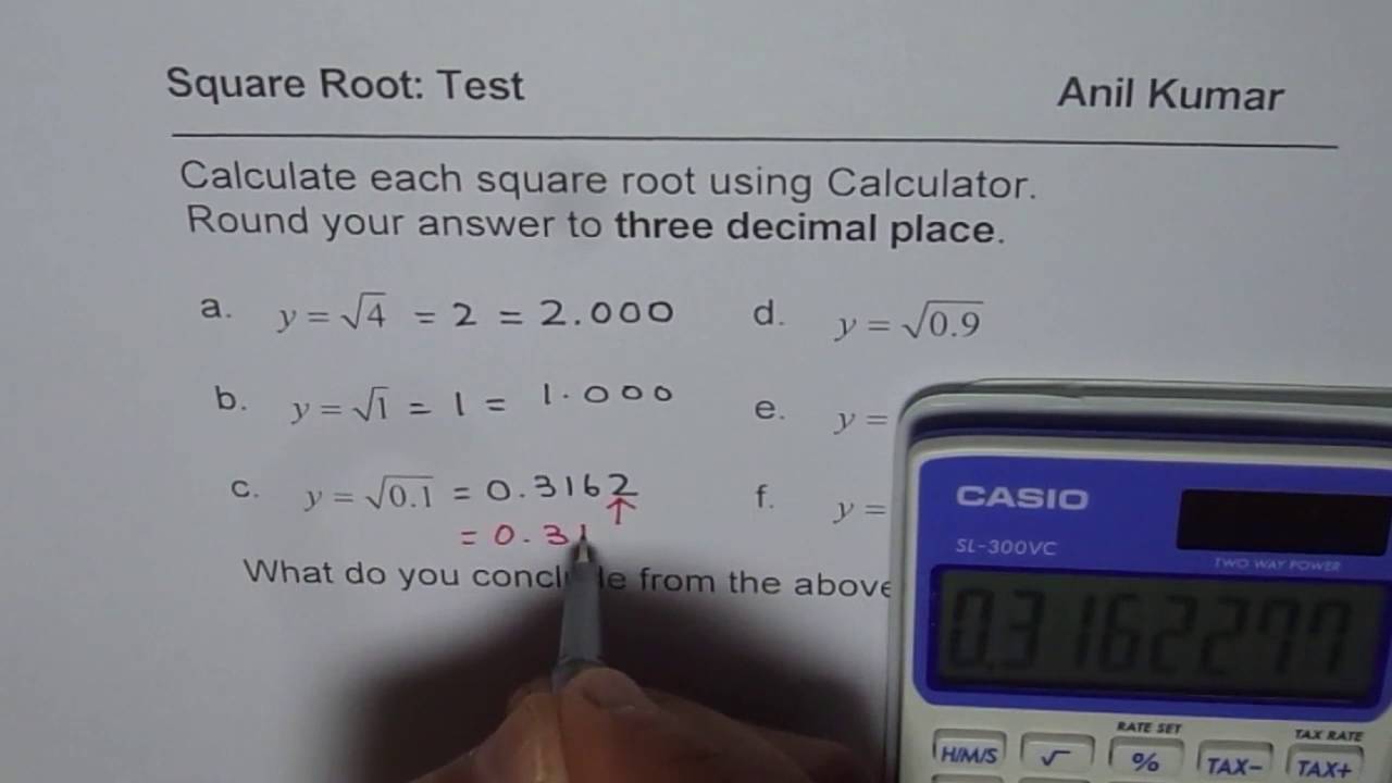 Can the Square Root of a Numbers Be Larger Many Get Wrong Answer - YouTube
