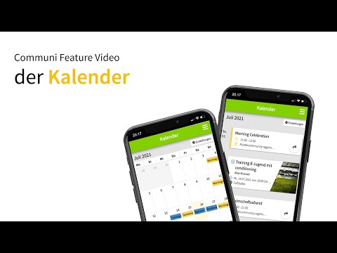 Das neue Kalender Feature