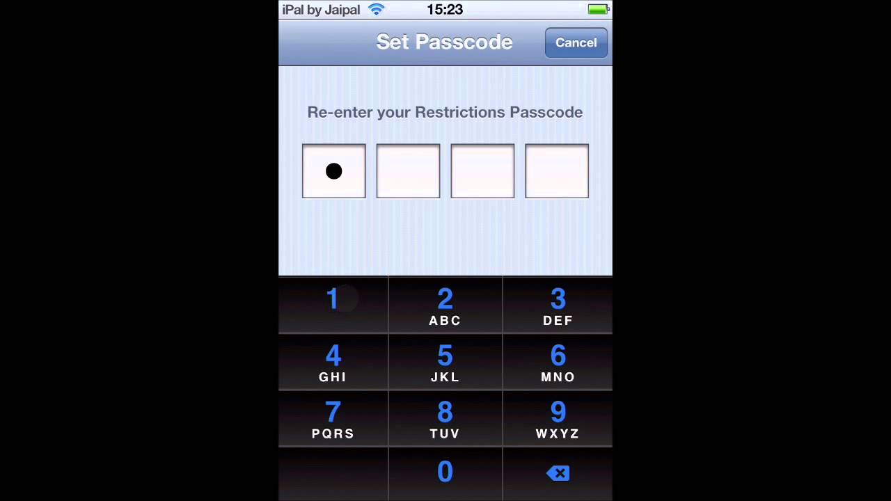 Put Passcode Code on In App Purchase / Purchases iAP *USEFUL SETTING