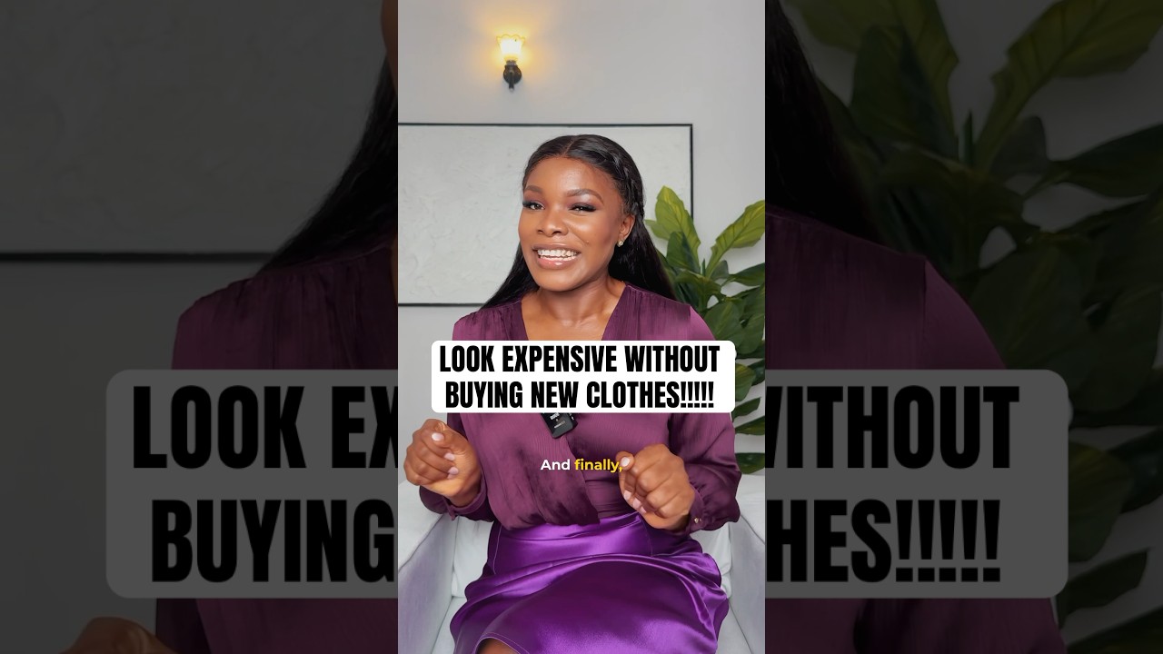 4 Easy Ways To Look Expensive Without Buying Anything New Clothes! 