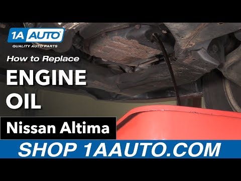 How to Replace Engine Oil 02-06 Nissan Altima