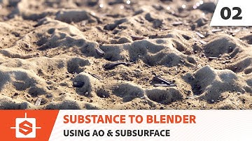Substance To Blender: 02 - Working with Subsurface and Ambient Occlusion | Adobe Substance 3D