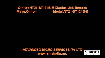 Omron NT21-ST121B-E Display Unit Repairs @ Advanced Micro Services Pvt.Ltd,Bangalore,India
