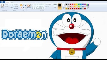 Draw Doraemon on MS Paint