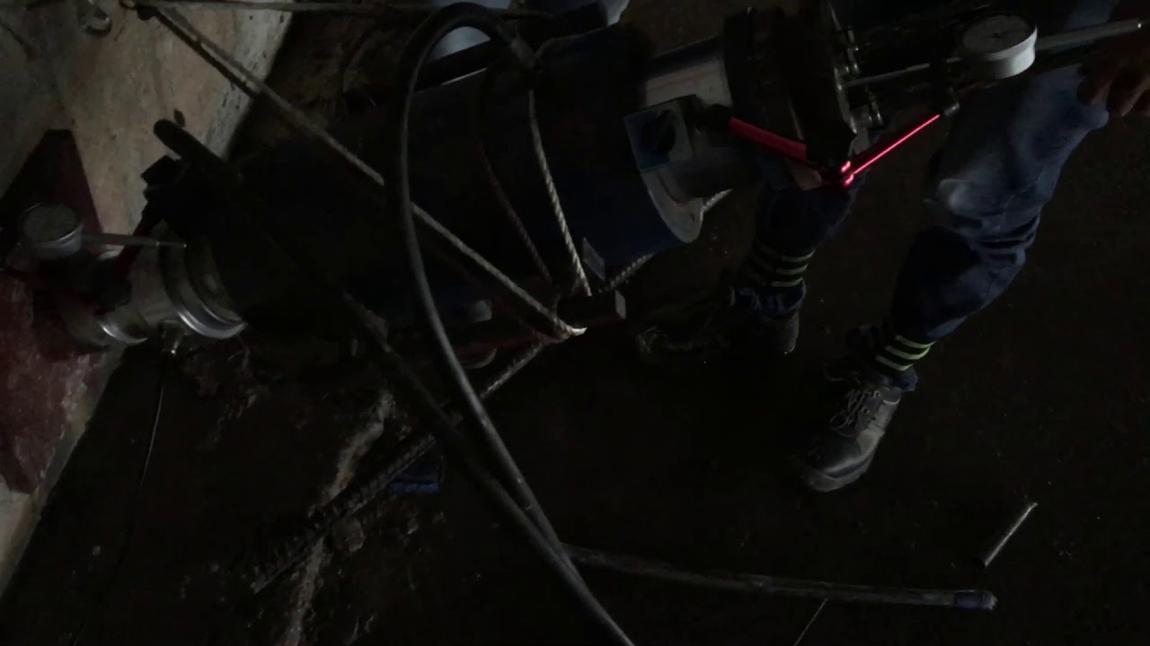 Thi công neo đất- Earth anchor testing ( Thí nghiệm neo đất) - YouTube