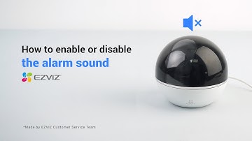 How to enable or disable the alarm sound