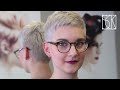 Extremely short haircut  tutorial by sanja karasman