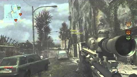 MW3 AWEOME 180 Spin NoScope SilentShot