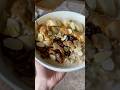 Quick &amp; easy breakfast for busy mornings #oatmeal #peanutbutter #driedfruits #postpartum #food #yum