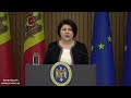 Declarații susținute de prim-ministra Republicii Moldova, Natalia Gavrilița - 8 februarie 2022