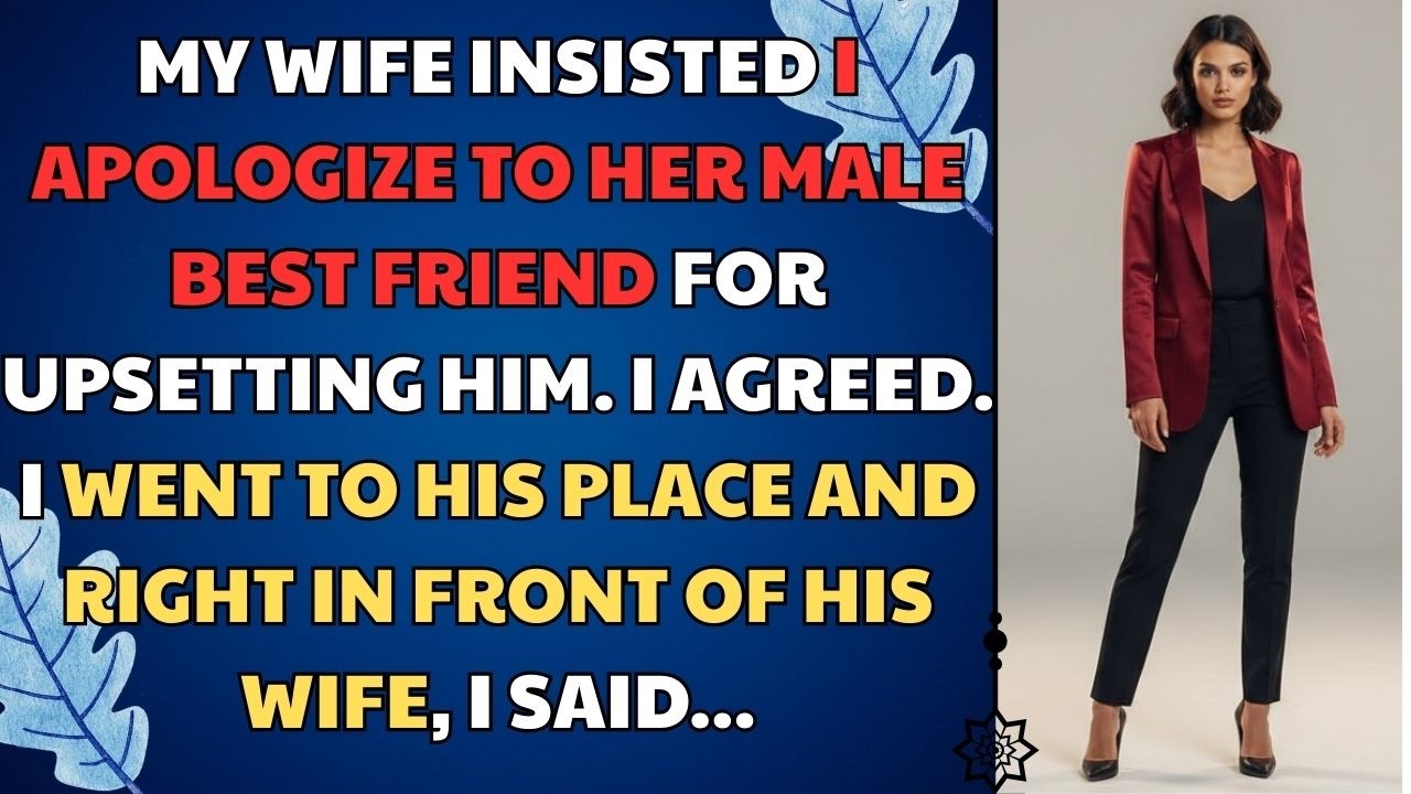 Моя жена настояла на том, чтобы я извинился перед её лучшим другом за то, что расстроил его | Ист...