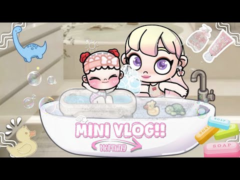 MORNING MINI VLOG🫧🎀|Asmr🎙️#minivlog#relaxing#routines#aesthetic#avatarworld#pazuworld#shorts#fyp