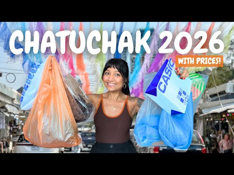 Chatuchak Weekend Market 2026 🇹🇭 Bangkok's BEST shopping! (with prices and locations)