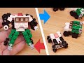 Micro LEGO brick cars combiner transformer mech - TwoBot #LEGO #transformers #combiners