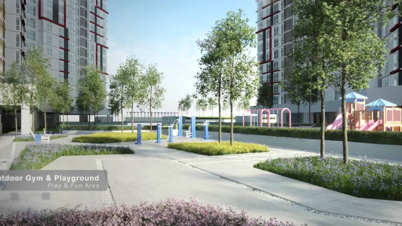 3D Walkthrough - Kenwingston Square Garden - Cyberjaya - YouTube