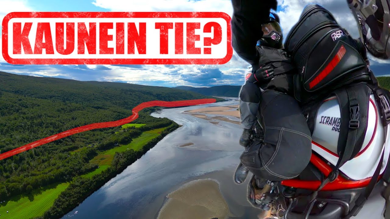 Ailikastunturiin ja Karigasniemelle prätkällä Tenon vartta. Onko Tenontie Suomen kaunein tie?