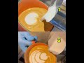 Rose Latte Art Challenge ✨🌹✨ Comment Which one Favourite #youtubeshorts #coffeeart #learnlatteart