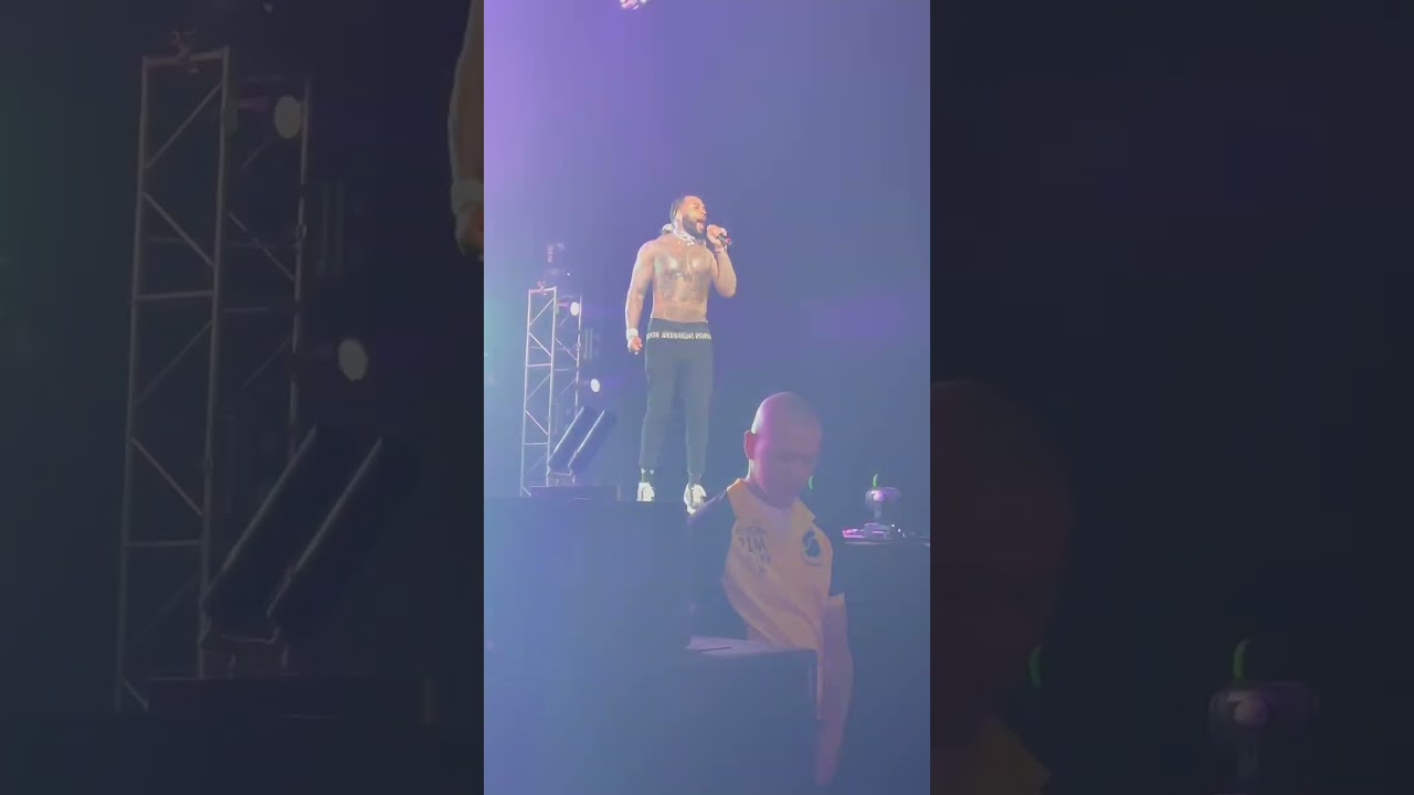 Kevin Gates falls during Really Really performance in Florida