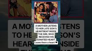 A Mother Listens to Her Late Son's Heartbeat 💔🥺 #shorts