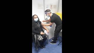 Large NHS COVID Vaccine Centre opens in Wembley