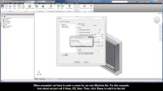 InventorCAM iMachining Getting Started: Adding a new Machine and Material to the iDatabase