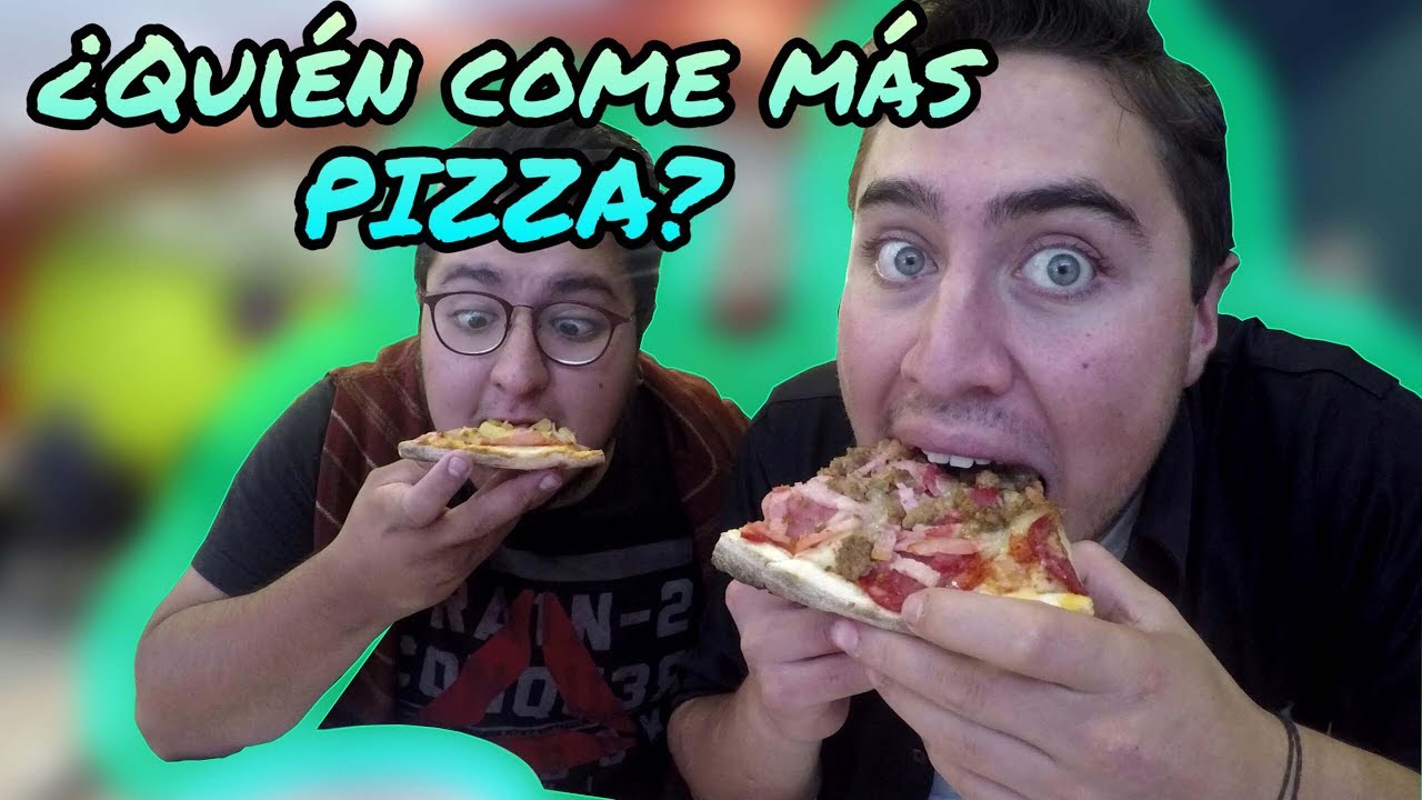 EL RETO DE LA PIZZA 🍕 GORDO GRD VS JUANDY YouTube