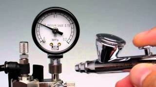 GSIクレオス 「Mr.エアーレギュレーター」での空気圧力調整 - YouTube