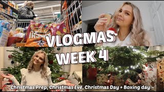 VLOGMAS WEEK 4 🎁  Christmas Eve, Christmas Day \& Boxing Day