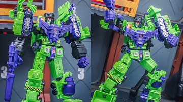 New Transformers Blokees Devastator model kit figure in hand images by Notrab
