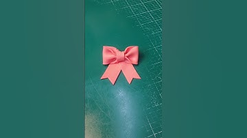 how to make fondant bow / bow cake / cake topper #bow #fondant #bowcake #cakedecorating #handmade