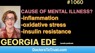 GEORGIA EDE b | CAUSE OF MENTAL ILLNESS -inflammation -oxidative stress -insulin resistance