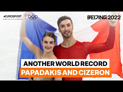 World Record! Papadakis and Cizeron win figure skating Gold for France | 2022 Winter Olympics