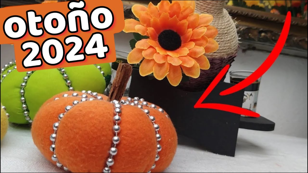 CÓMO HACER Calabazas de Tela Paso a Paso 🎃 ▶ Ideas Para Decorar en Otoño 🤩 | DECORACIONES DE OTOÑO ✨