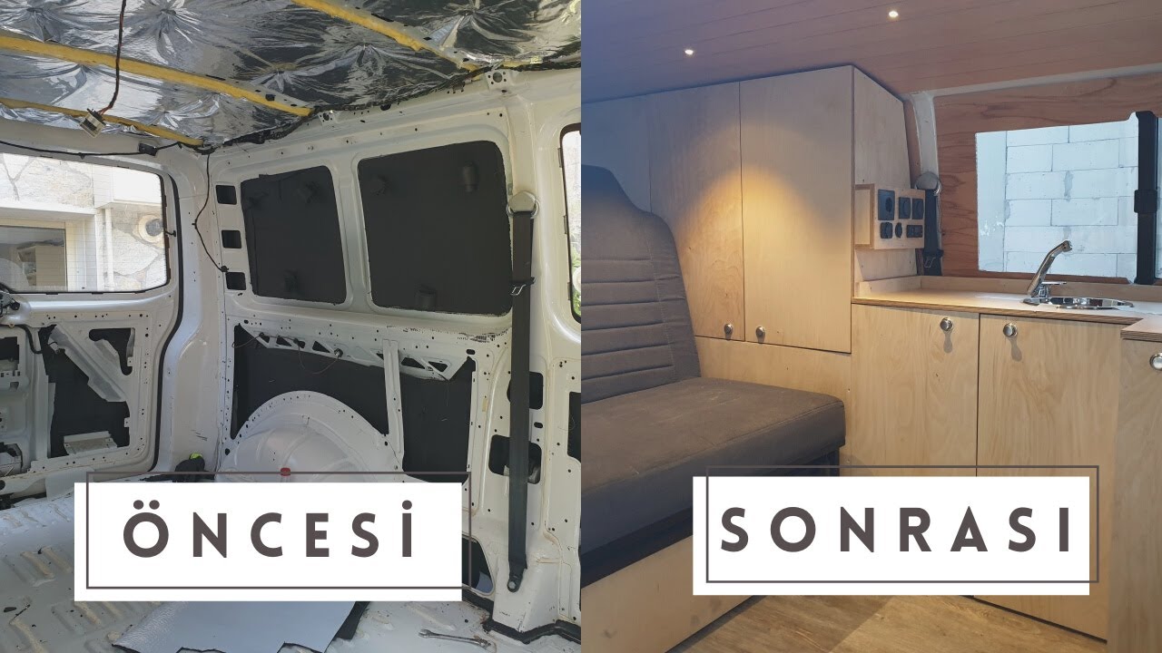 2 DAKİKADA KARAVAN YAPIMI│T5 TRANSPORTER KARAVAN DÖNÜŞÜMÜ | HIZLI ÇEKİM KARAVAN DÖNÜŞÜMÜ