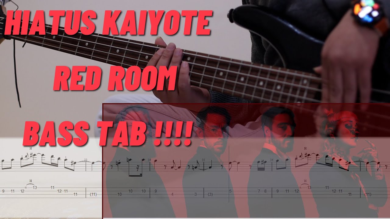 Hiatus Kaiyote Red Room ( bass cover play along tab ) YouTube