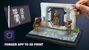 Amazing 3D modelling app! | iPad Forger App To 3D Print!