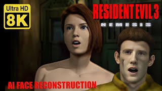 Resident Evil 3 Nemesis kill Brad ( Upscale + AI Face reconstruction )