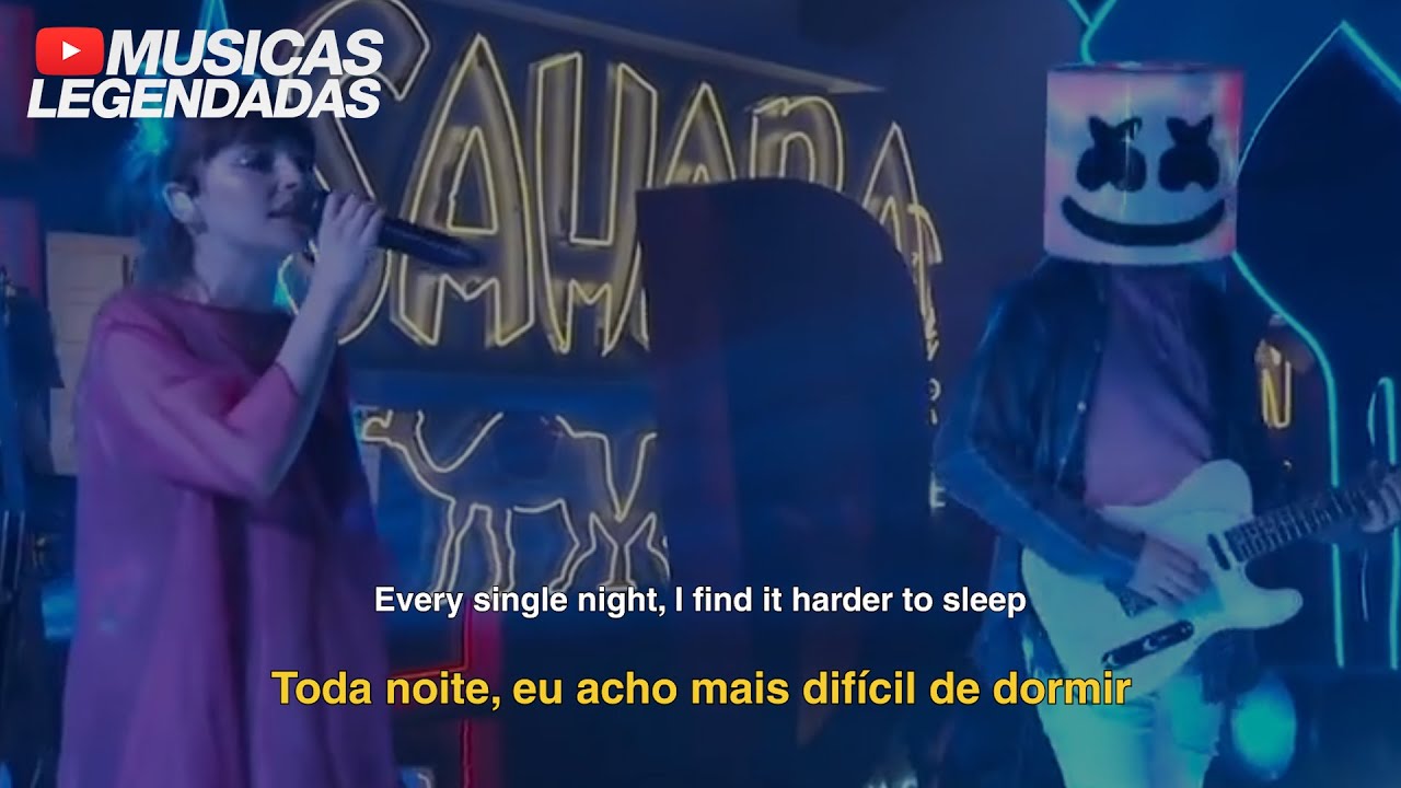 Marshmello - Here With Me feat. CHVRCHES ( TRADUÇÃO / LETRA ) 