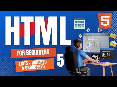 Ordered and Unordered Lists in HTML | HTML Tutorial for Beginners