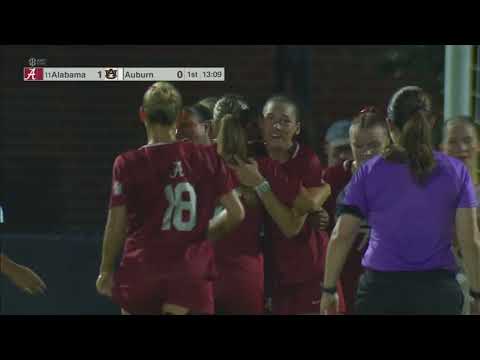 Alabama Soccer Highlights: Alabama Defeats Auburn